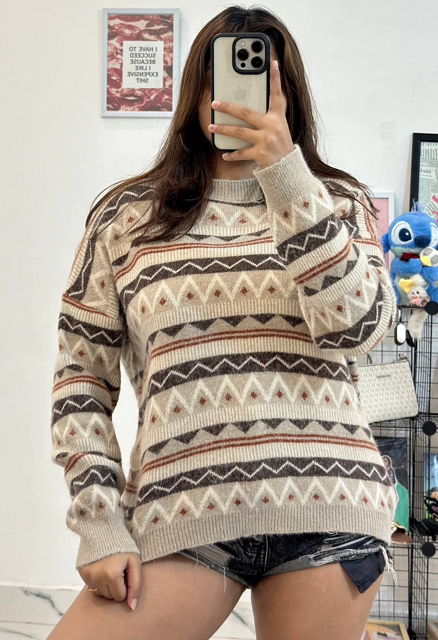 Oversized Korean sweater (38-40)