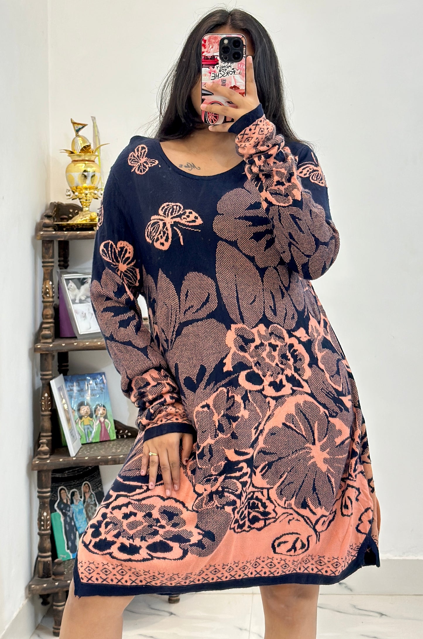 Oversized long sweater dress (42-44)