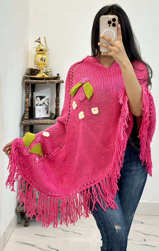 Prettiest embroidered poncho