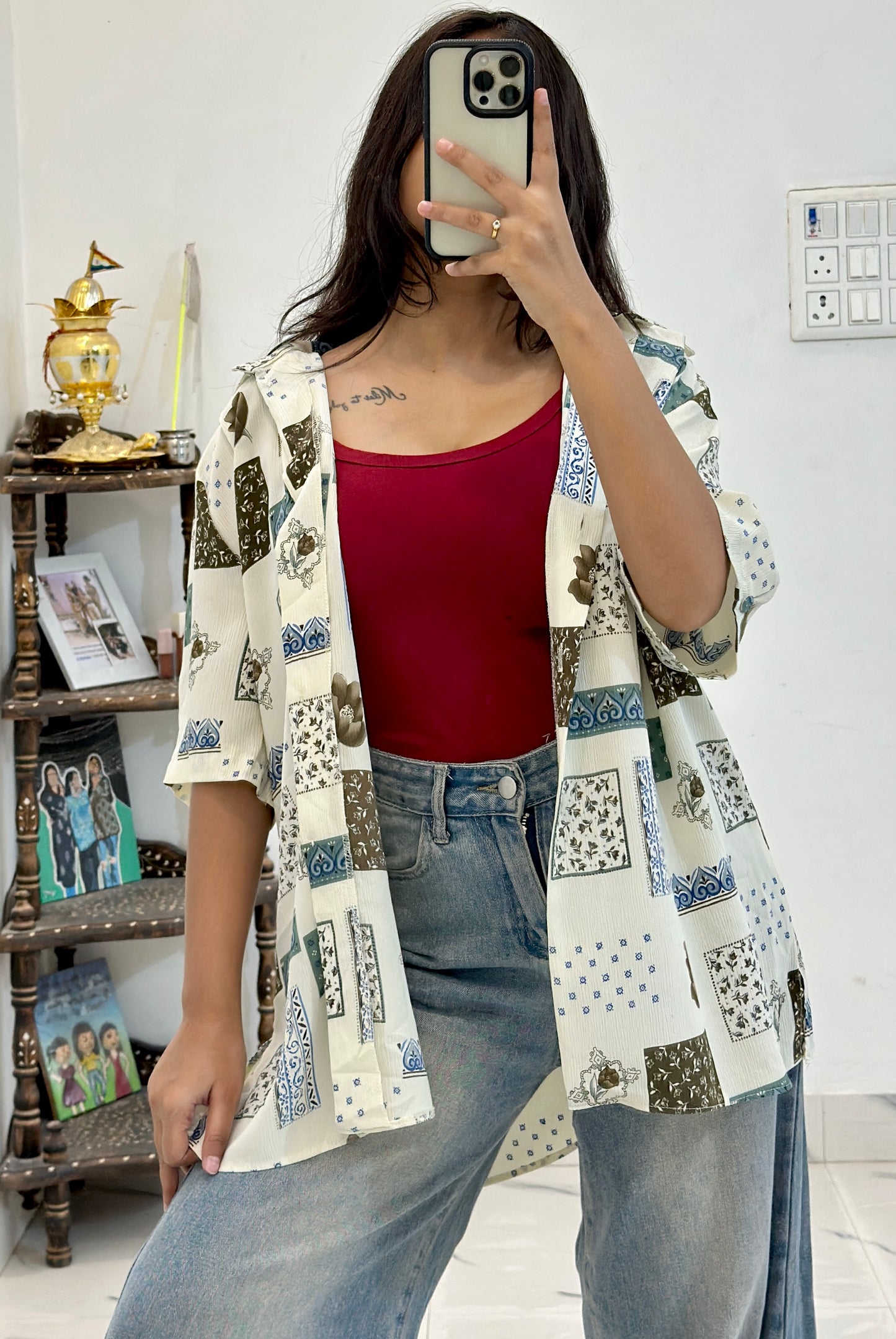 Oversized vintage shirt (40-42)