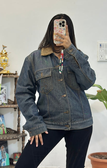 Heavy denim jacket (S/M)