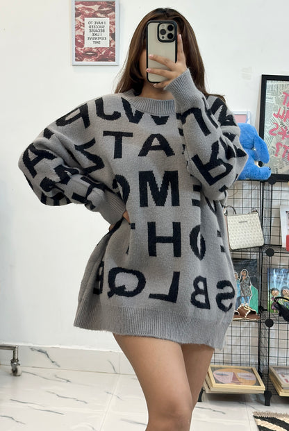 Oversized Korean sweater (44-46)