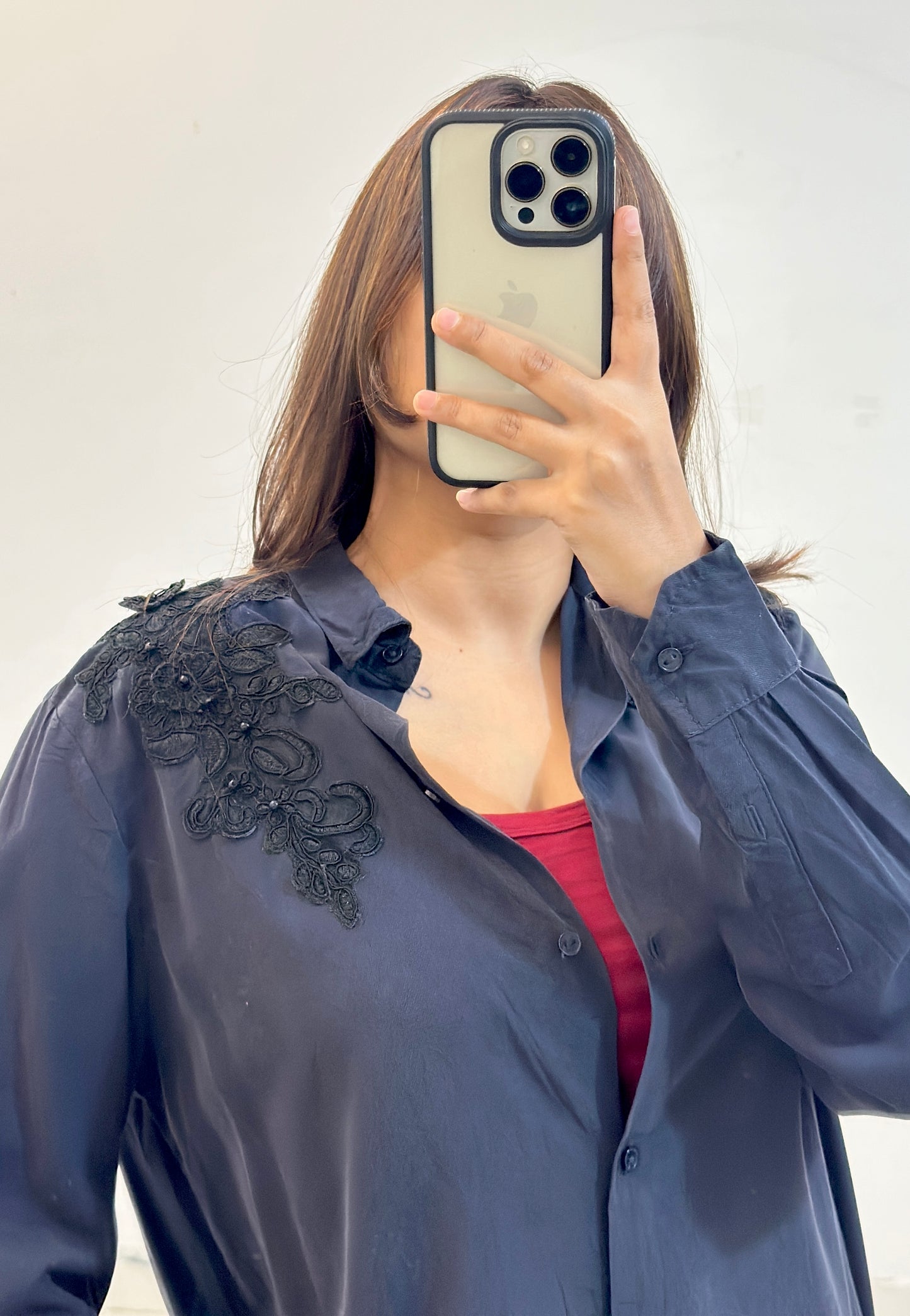 Long oversized shirt (38-40)