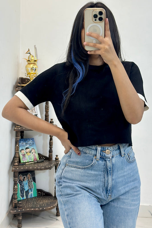 Knit crop top (34-36)