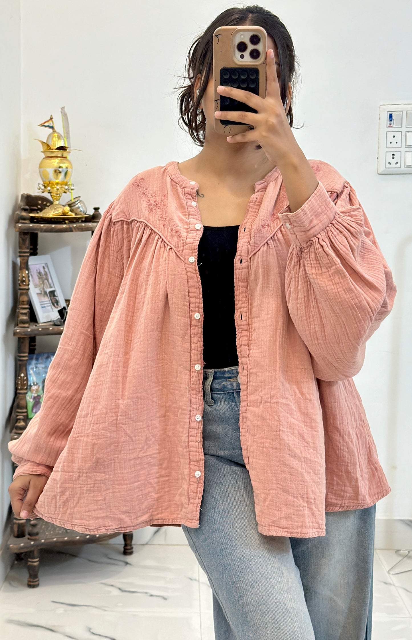 Oversized cotton top (46-48)