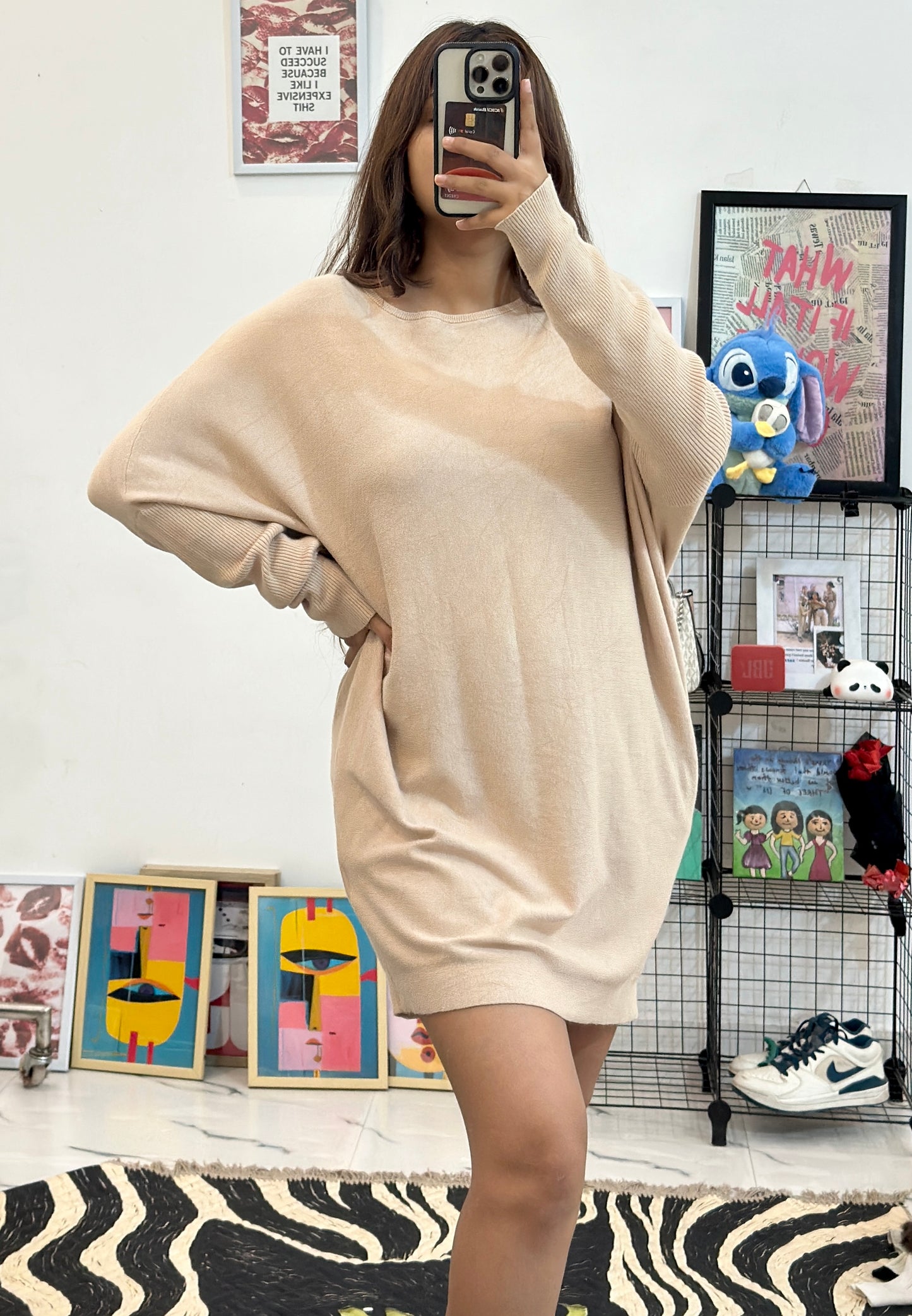 Oversized woollen top (40-42)