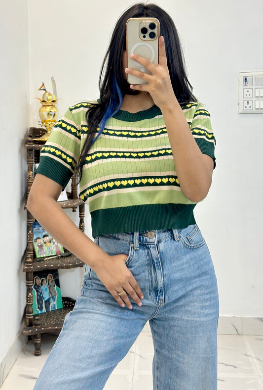 Knit crop top (38-40)
