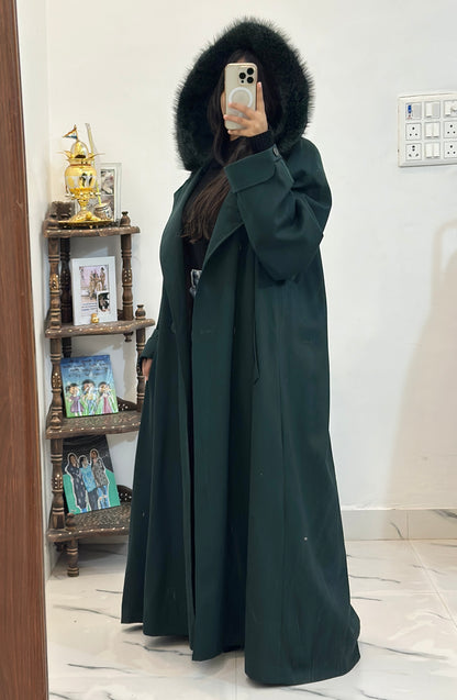 Heavy furr long coat (46-48)