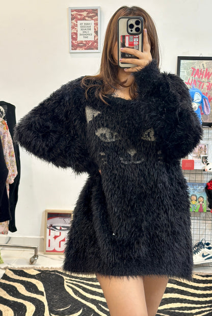 Oversized furry sweater (46-48)