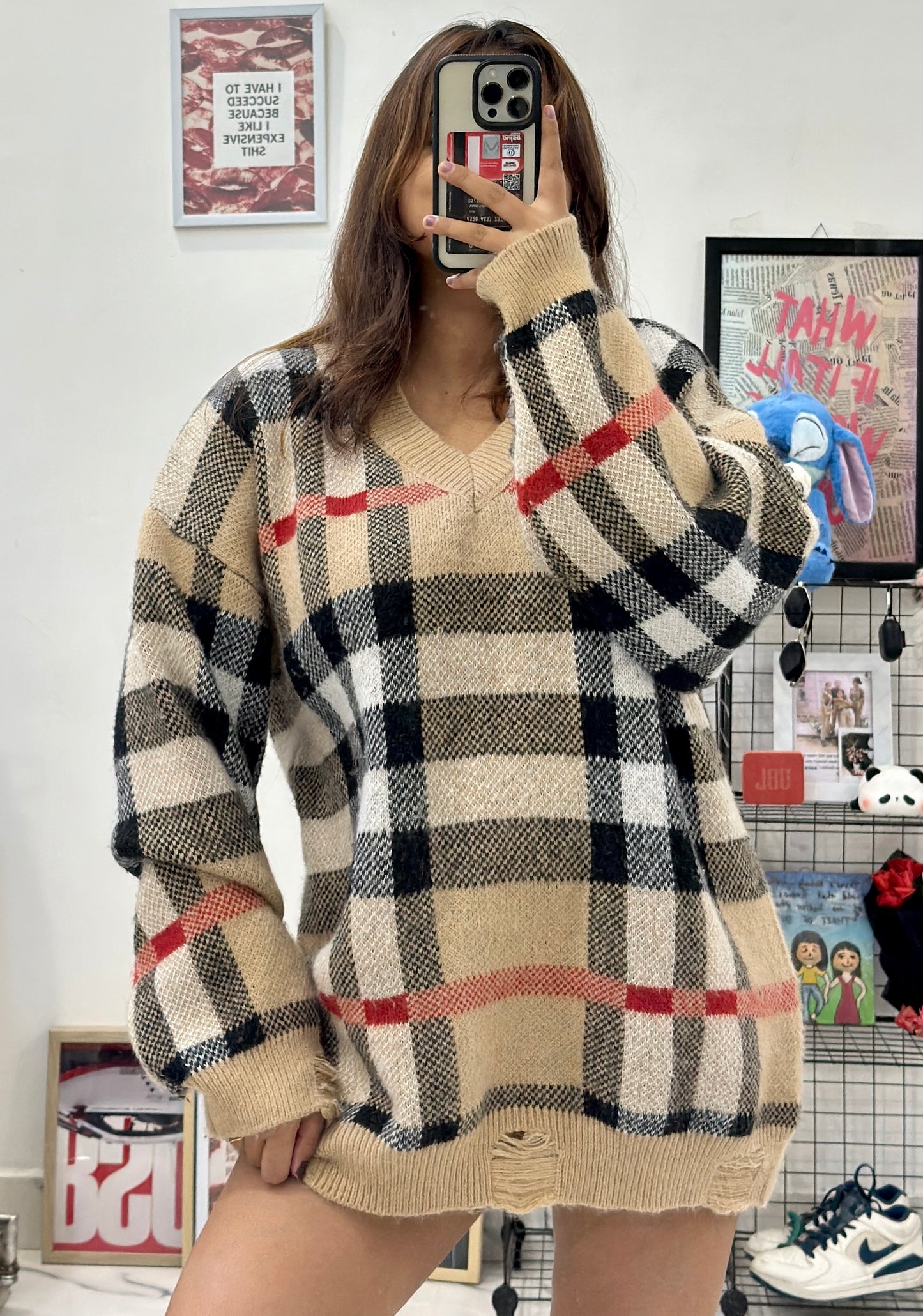 Oversized heavy Korean sweater (42-44)