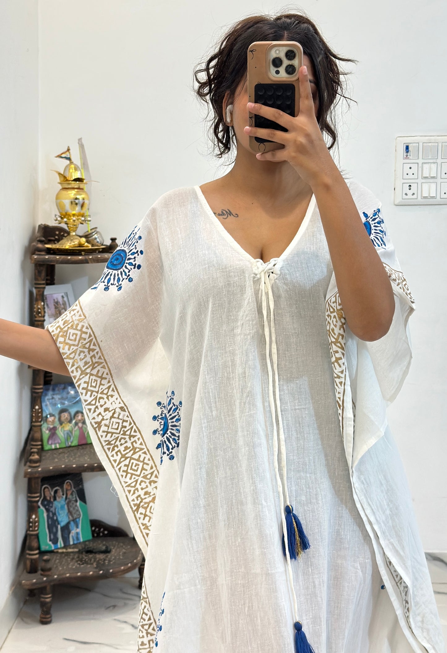 Oversized long kaftan (42-44)
