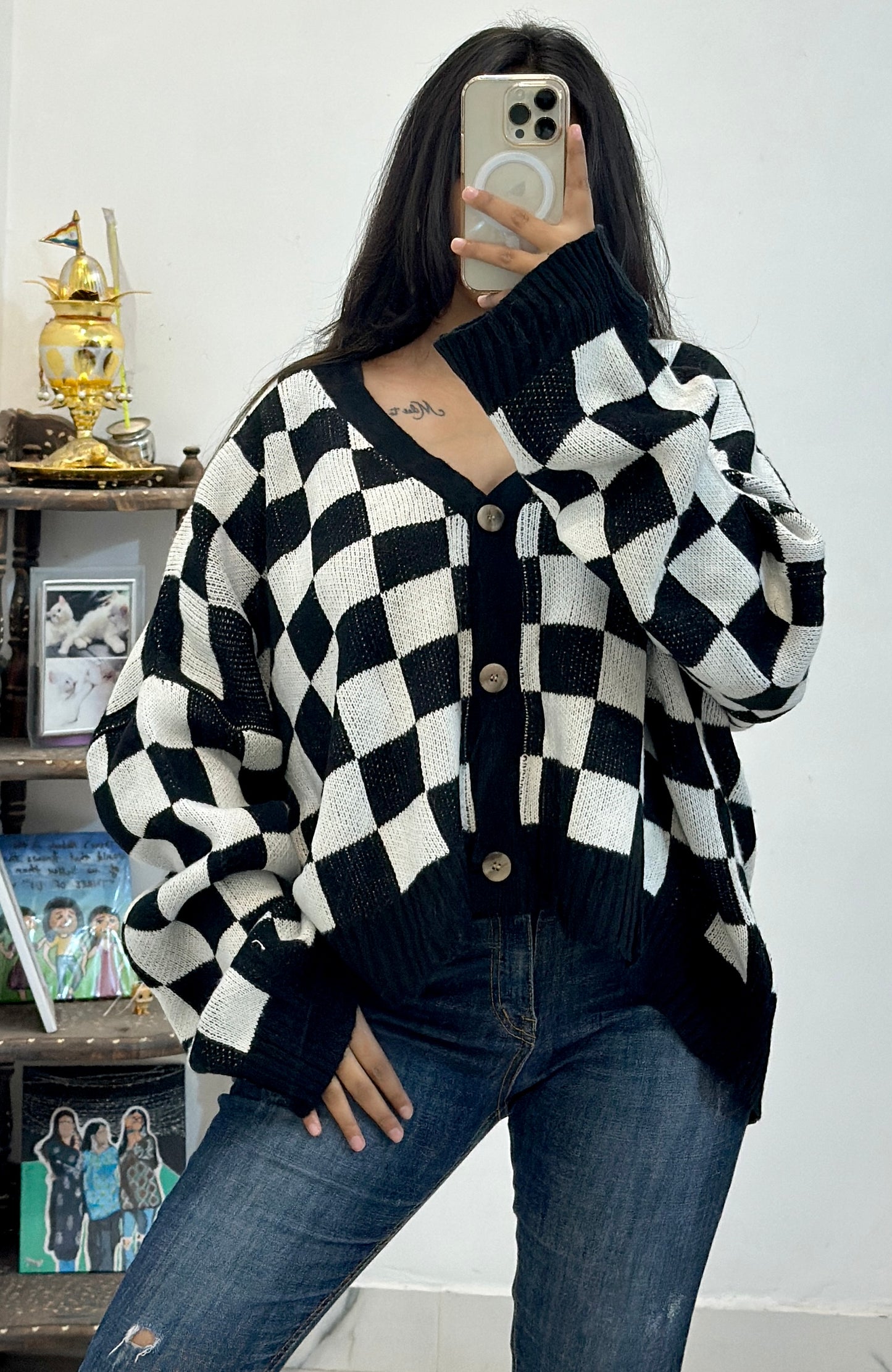 Oversized Korean sweater (52-54)