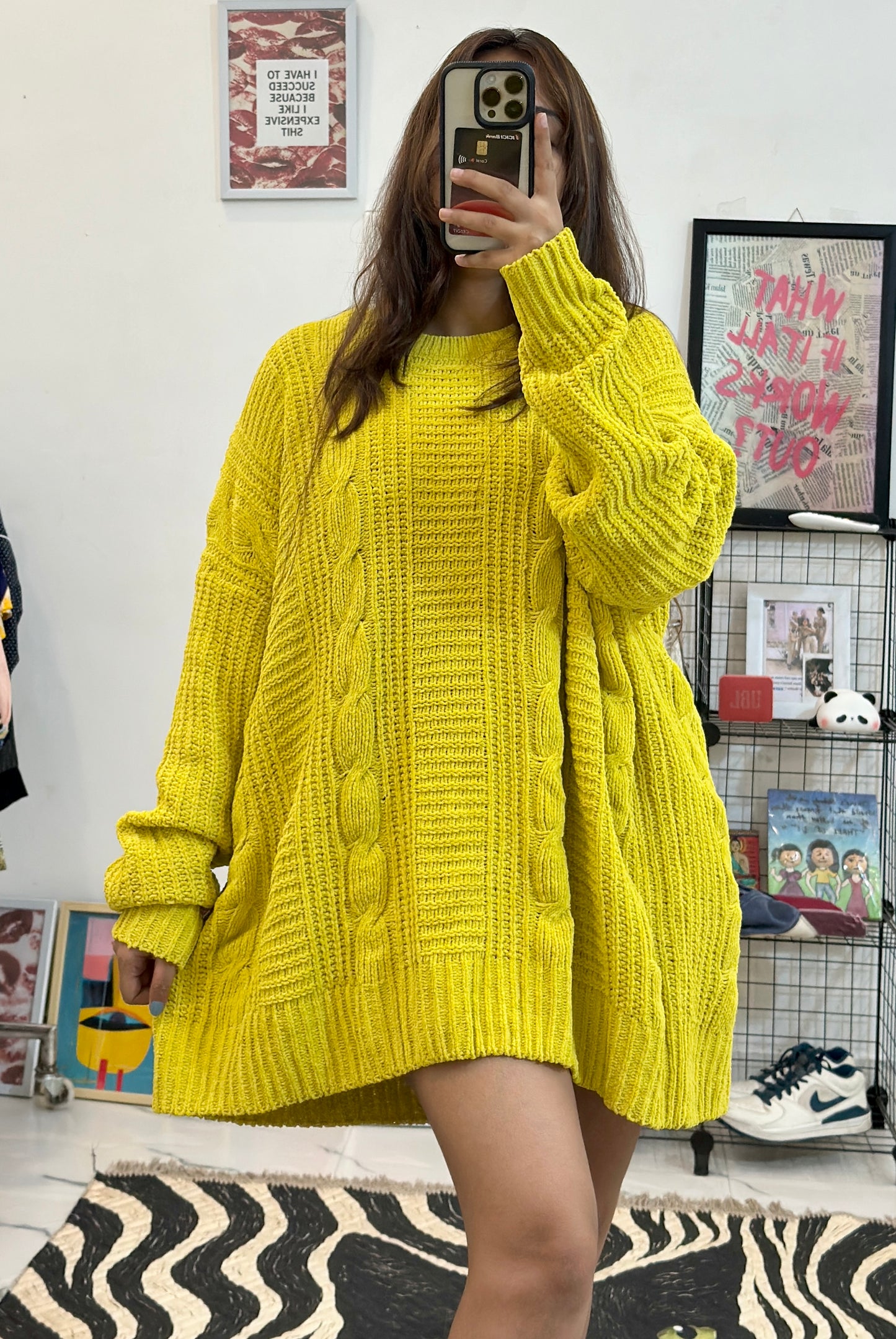 Oversized heavy Korean sweater (48-50)