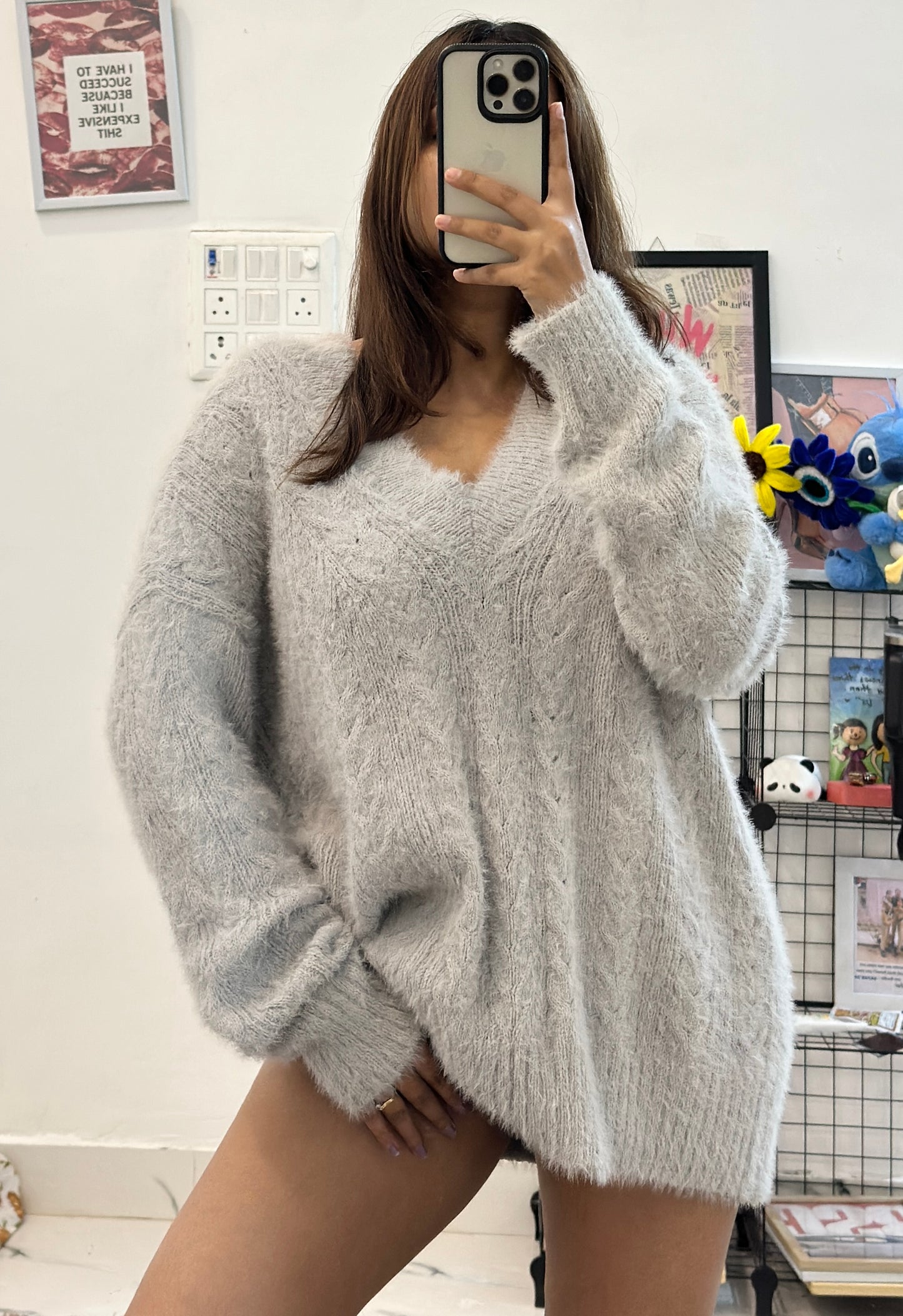 Oversized Korean sweater (42-44)