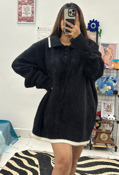 Oversized furry sweater 42-46