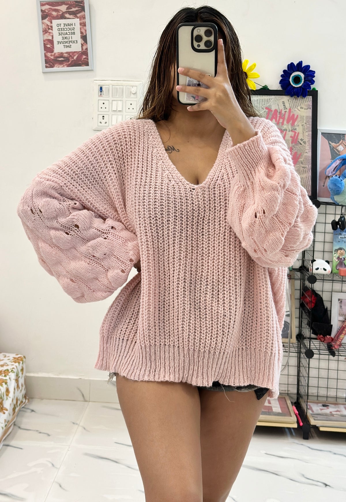 Oversized pretty sweater (48-50)