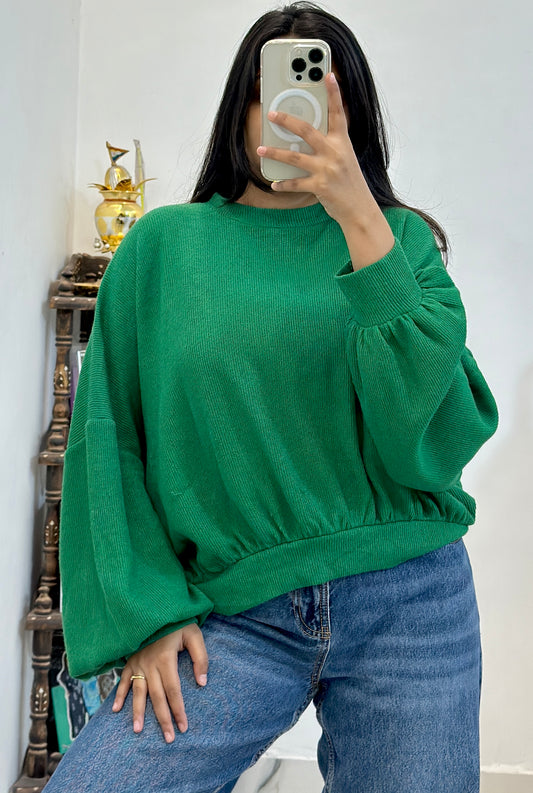 Oversized pullover (freesize upto 48)