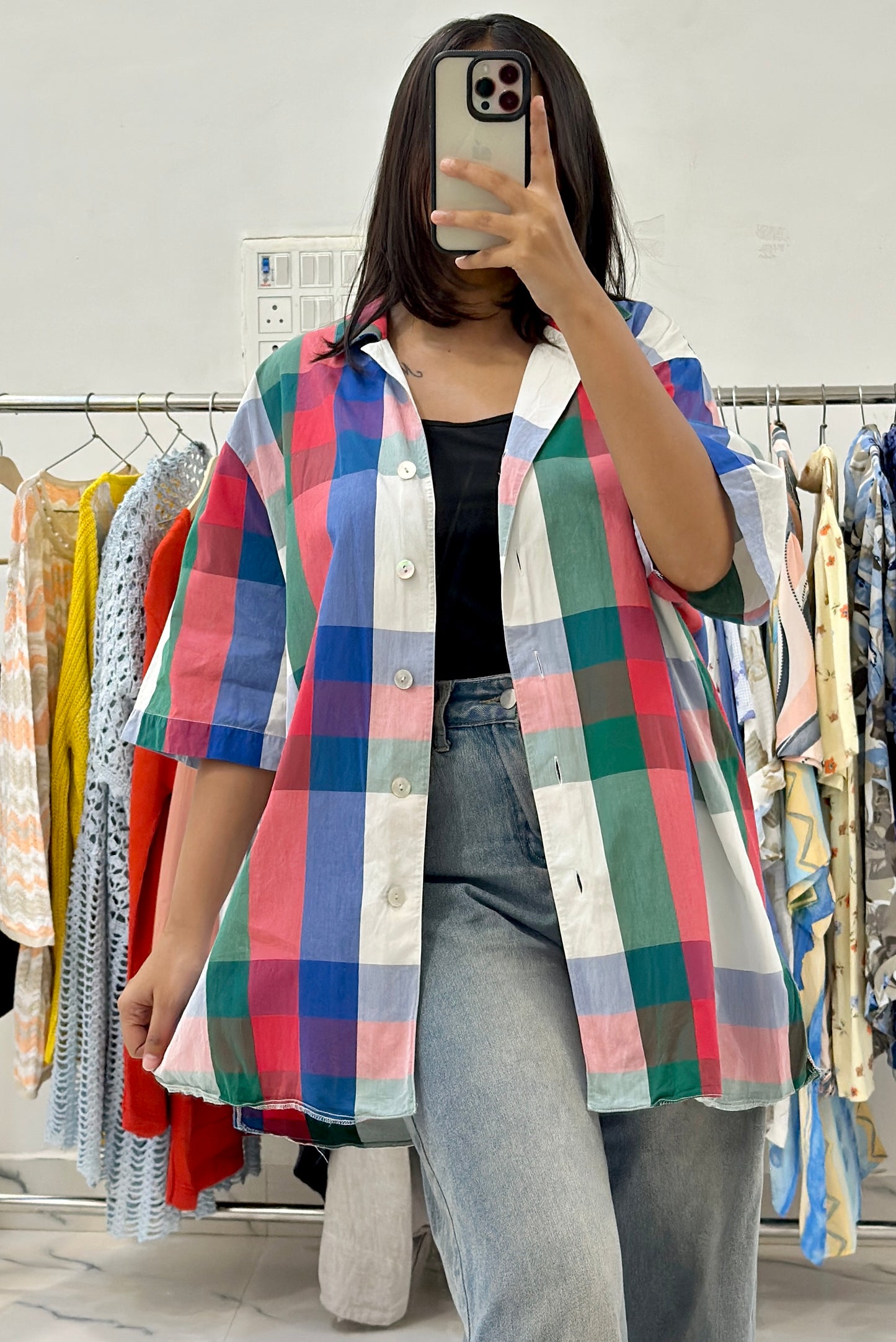 Oversized cotton shirt (40-42)
