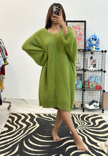 Heavy long furry pullover (50-52)