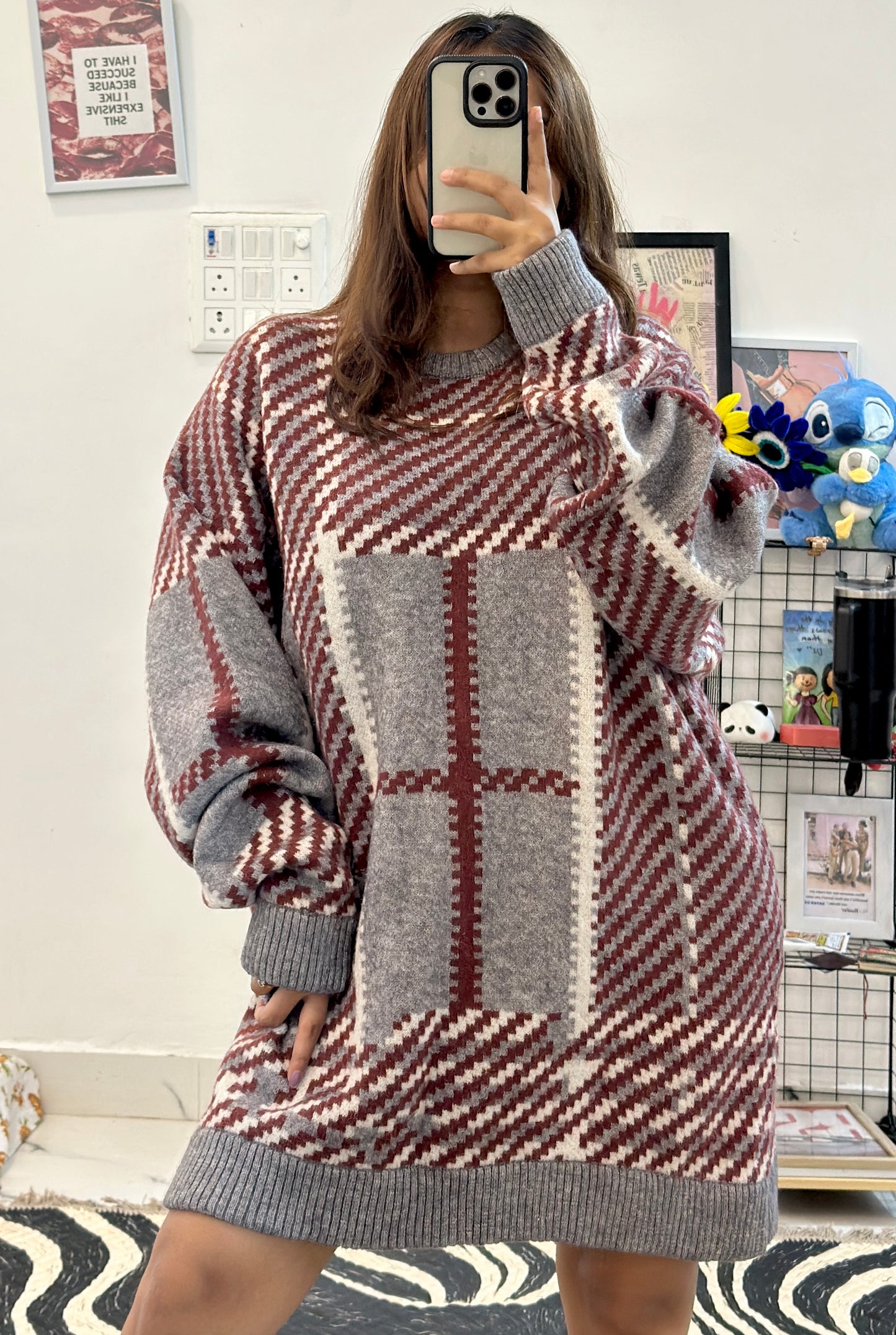 Oversized Korean heavy sweater (42-44)