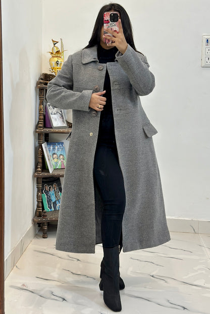 Heavy korean long coat (34 busts)