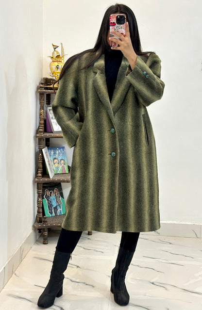 Heavy korean long coat (36-40)