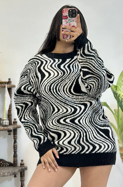 Korean oversized sweater (upto 42)