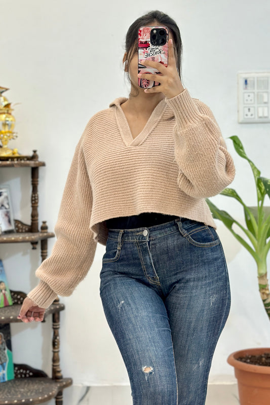 Crop oversized sweater (40-42)