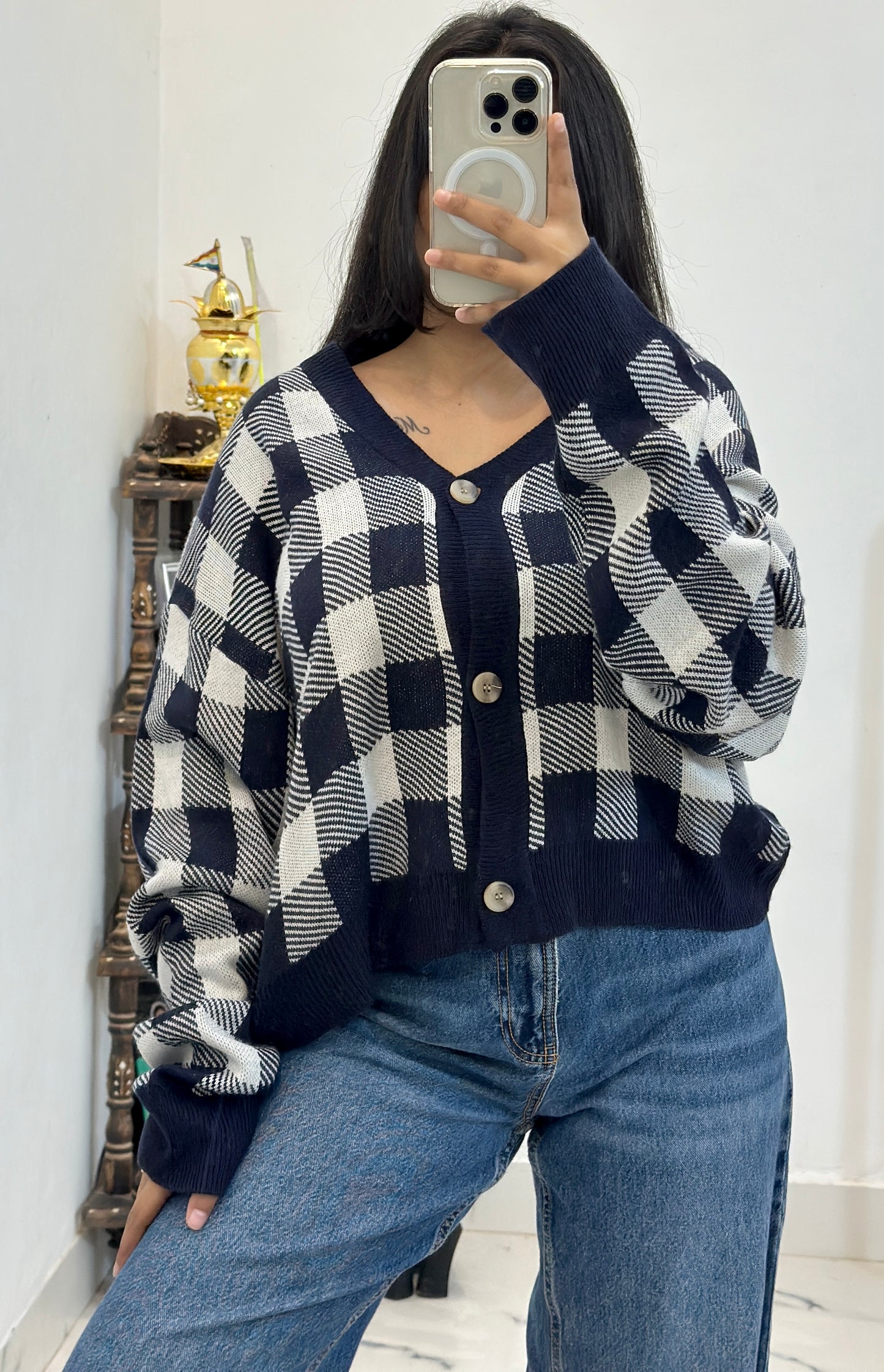 oversized Korean cardigan (44-46)