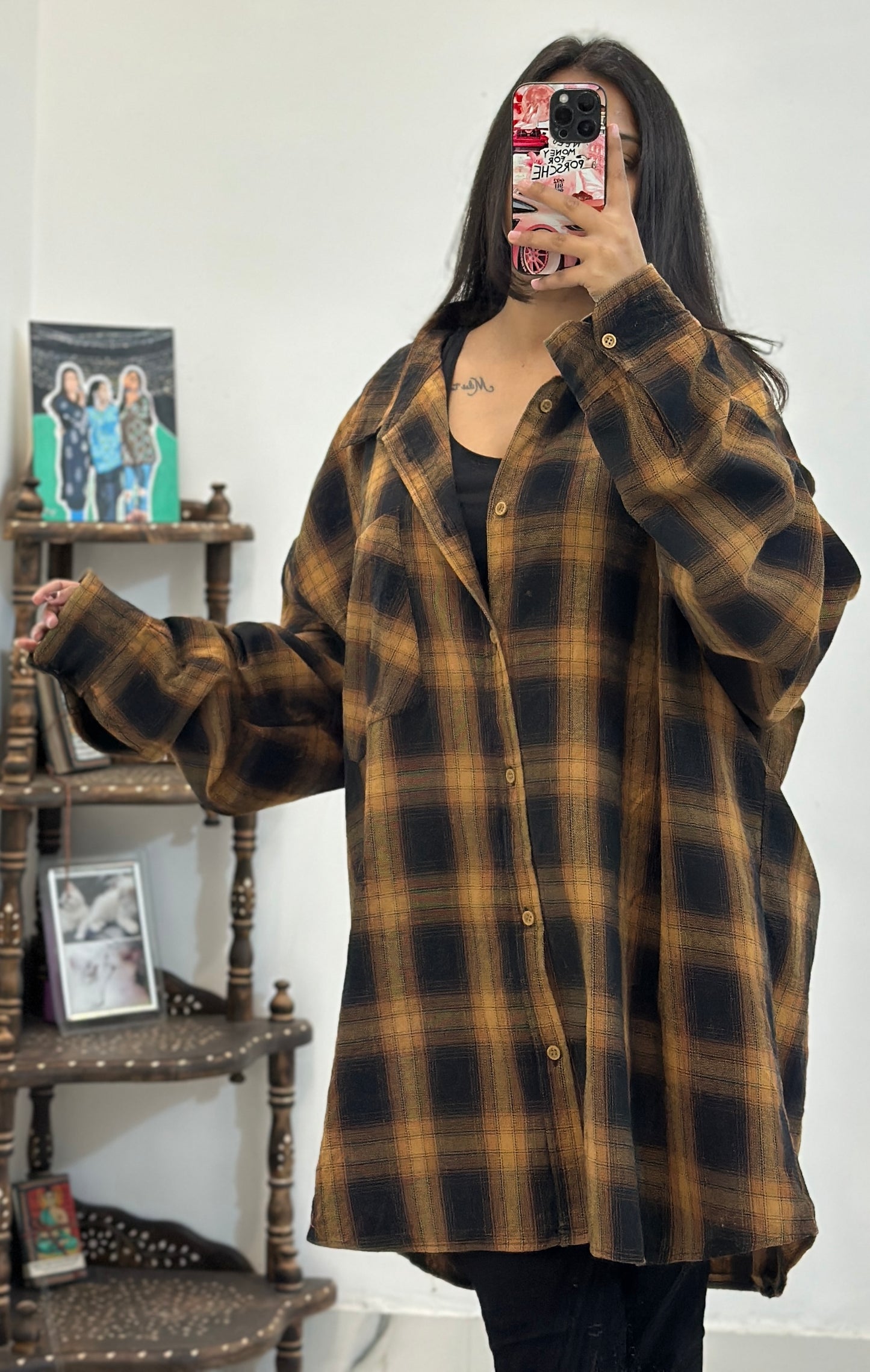 Oversized cotton shirt (2-3XL)