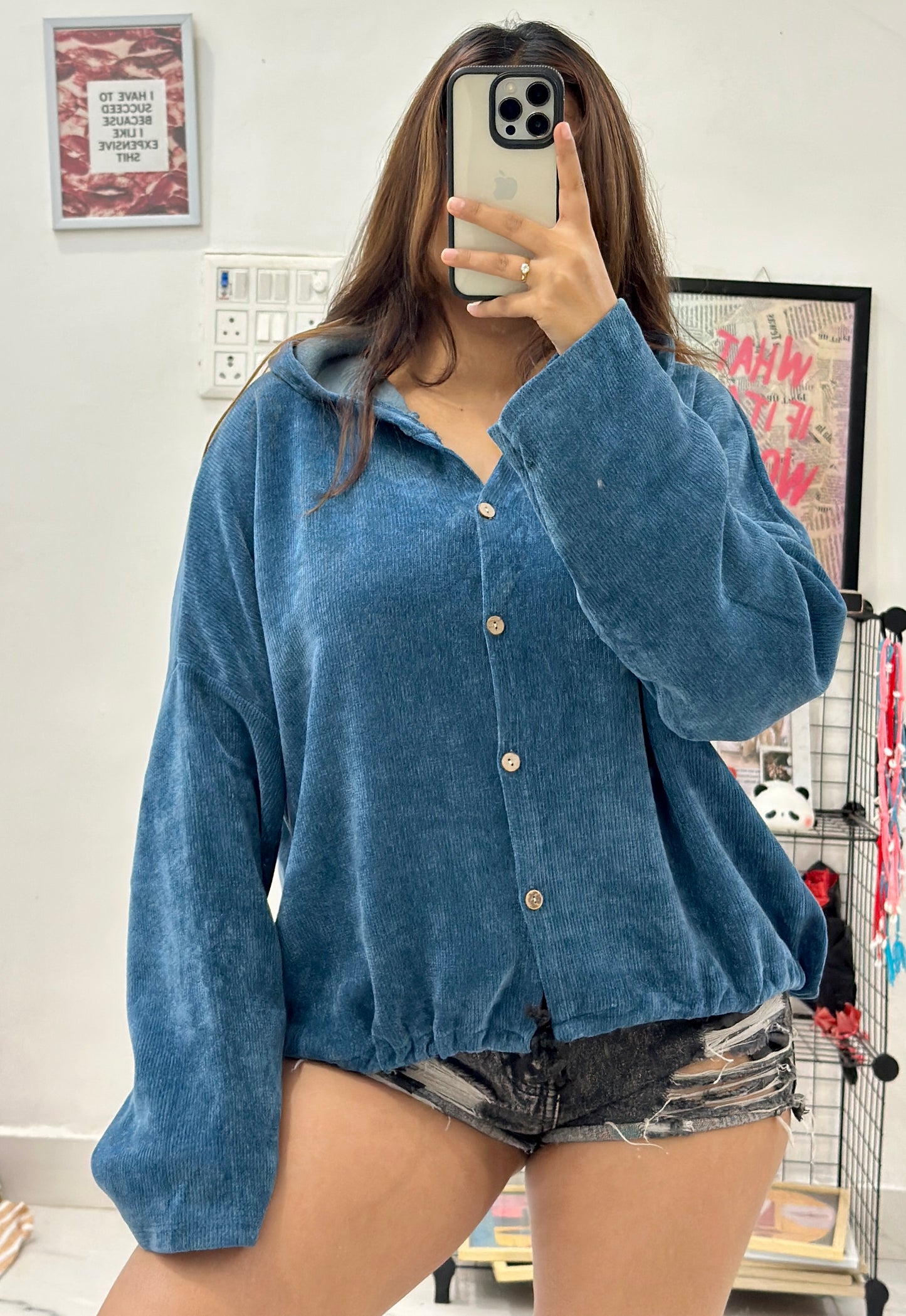 Corduroy oversized cardigan (42-44)