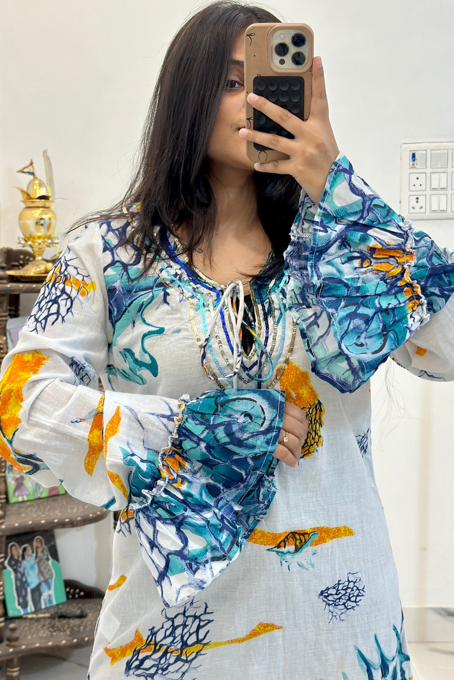 Pretty cotton kurti (34-36)