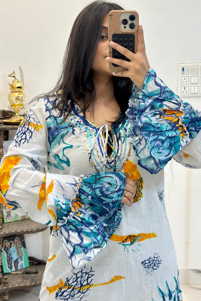Pretty cotton kurti (34-36)