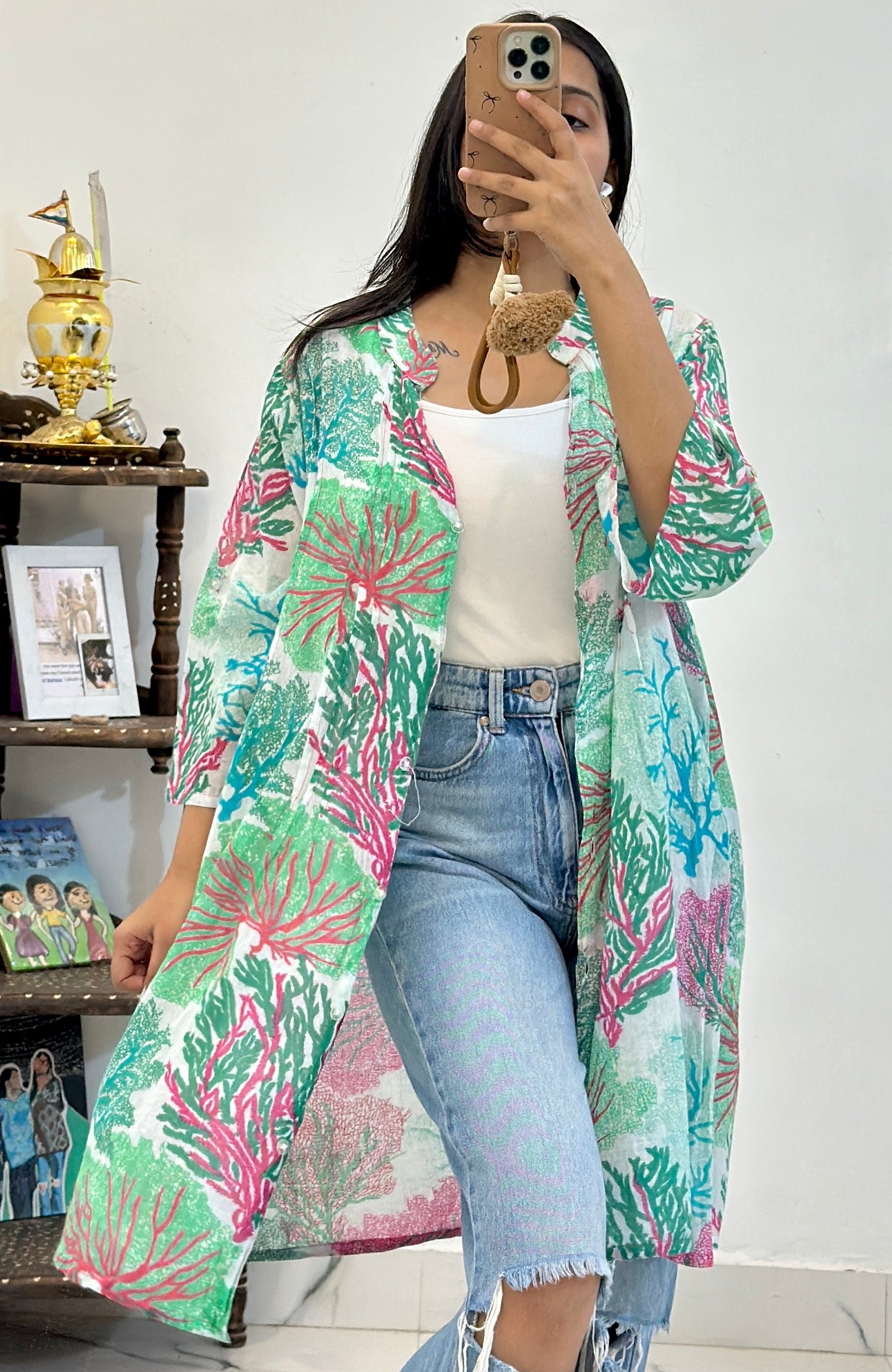 Oversized cotton shirt (40-42)