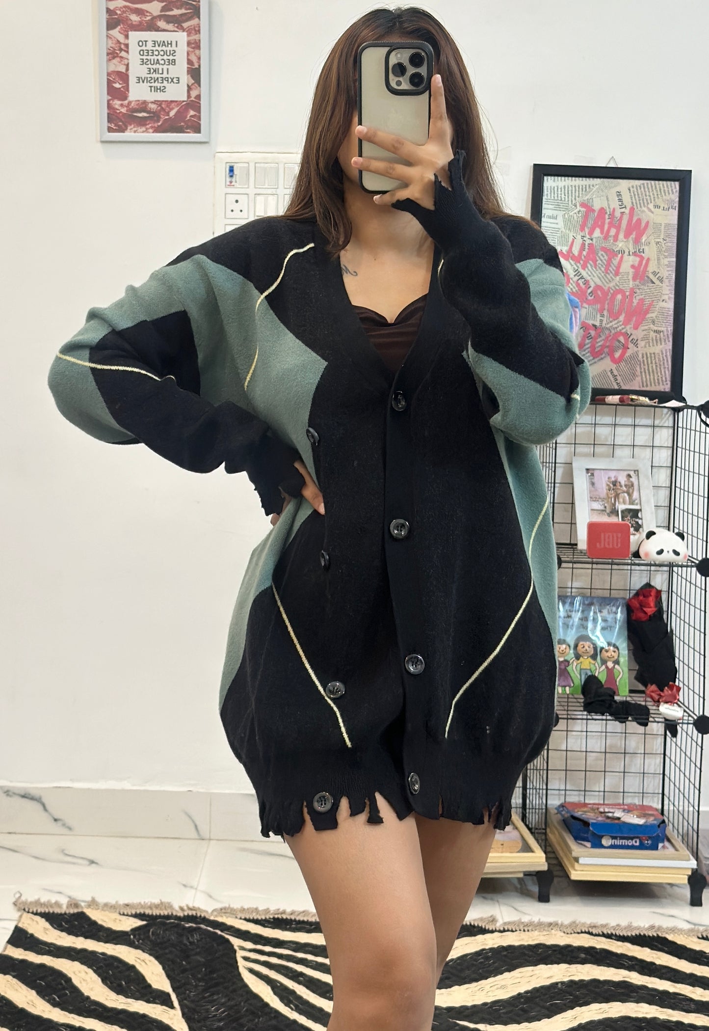 Oversized Korean cardigan(40-42)
