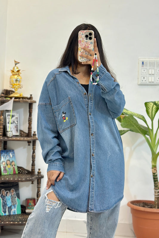 Oversized micky mouse shirt (42-44)