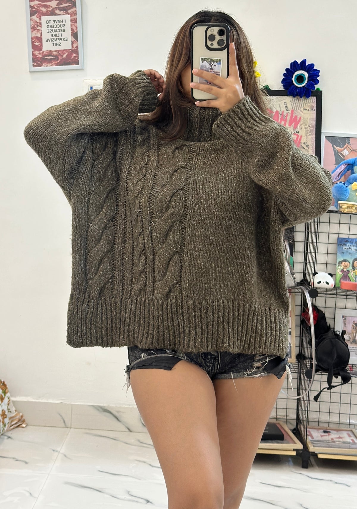 Oversized Korean sweater (42-46)
