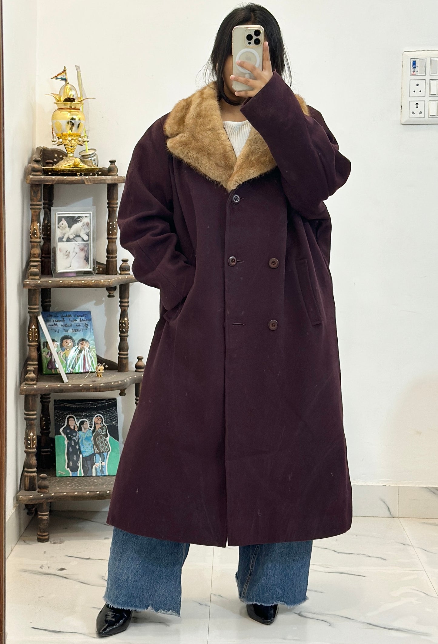 Heavy long coat (42-44)