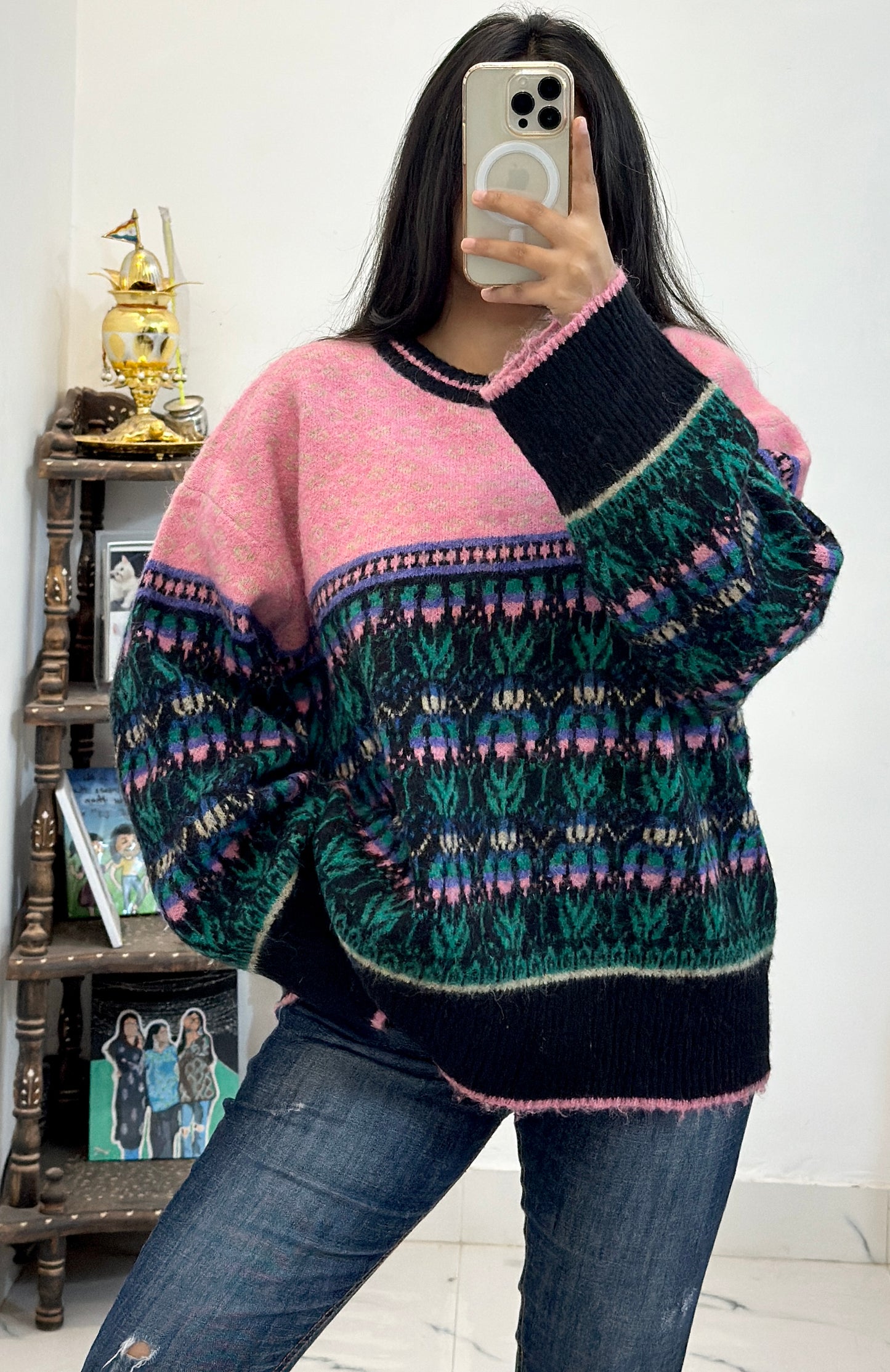 Oversized Korean sweater (46-48)