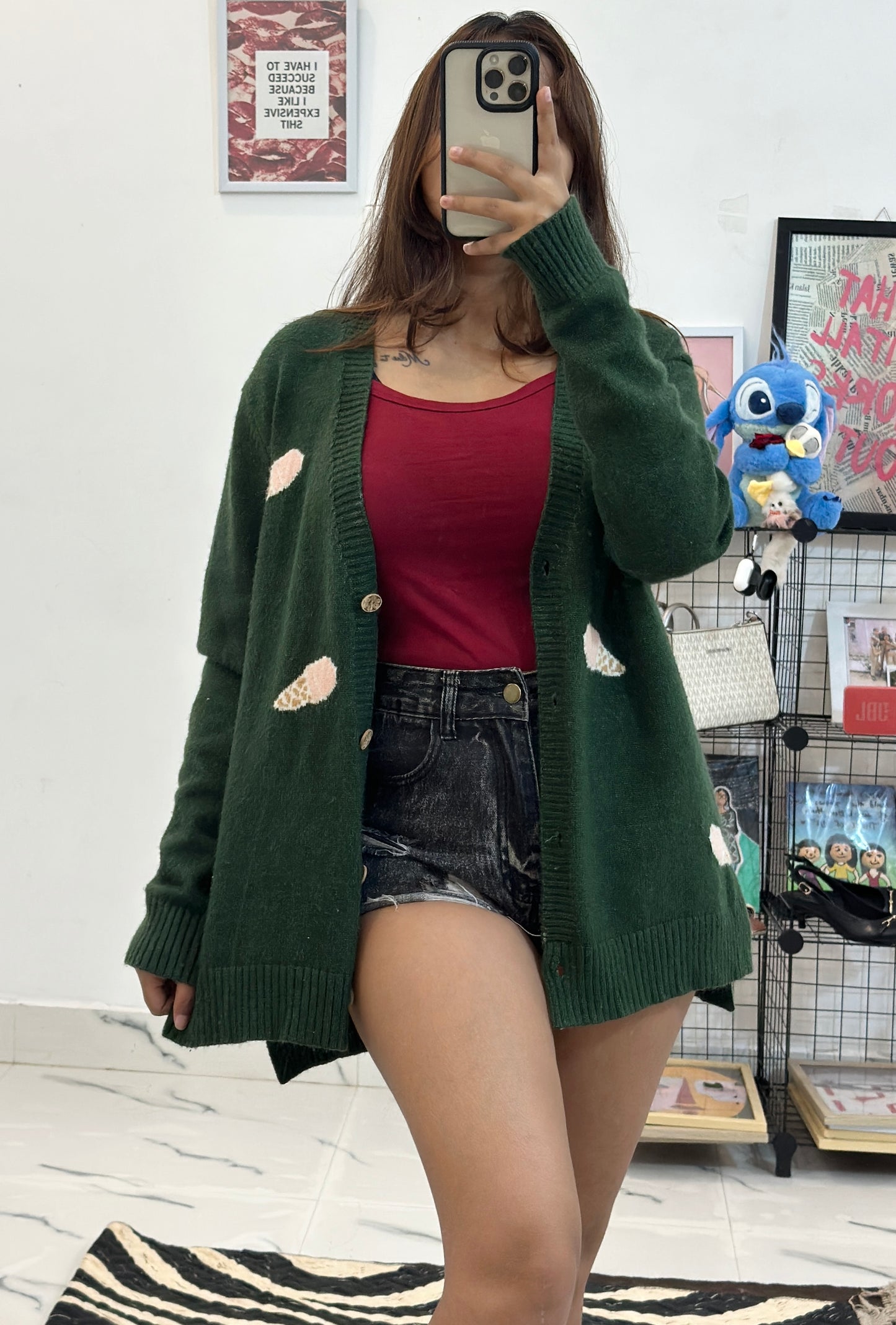 Oversized Korean cardigan(40-42)