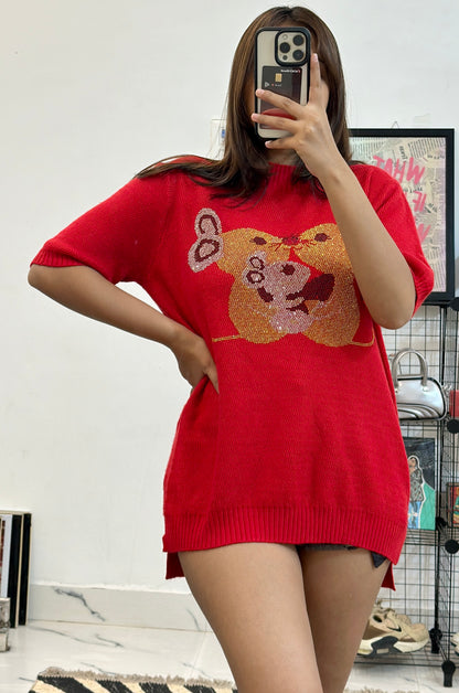 Knitted Tshirt (38-40)