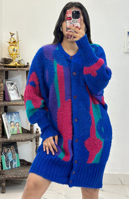 Heavy Korean long cardigan (44-46)