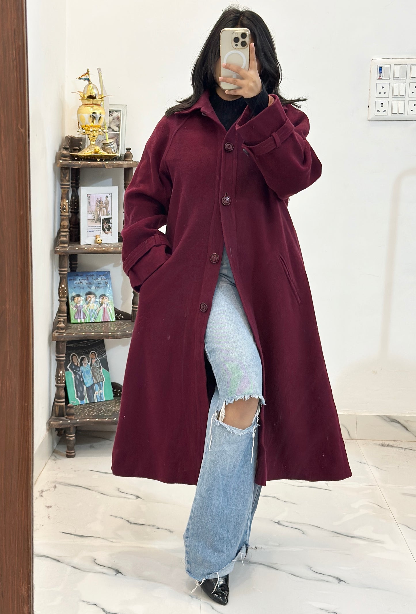 Heavy long coat (34-38)