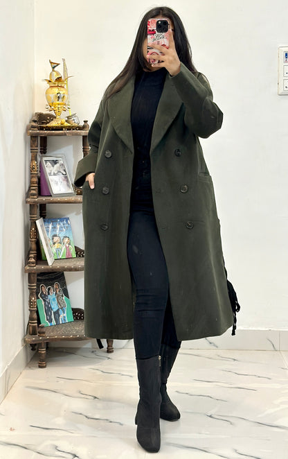Heavy korean long coat (36-38)