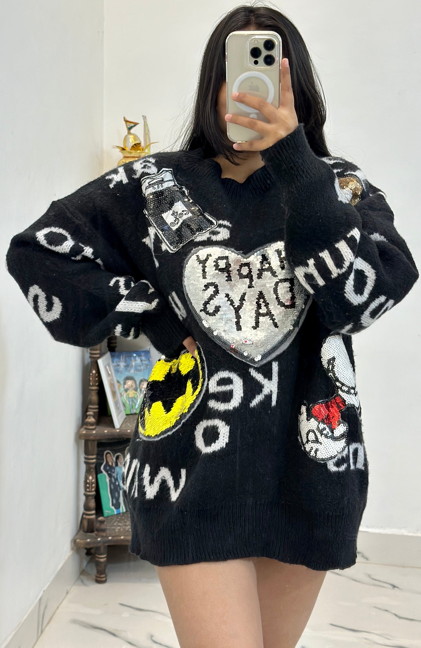 oversized heavy sweater (44-46)