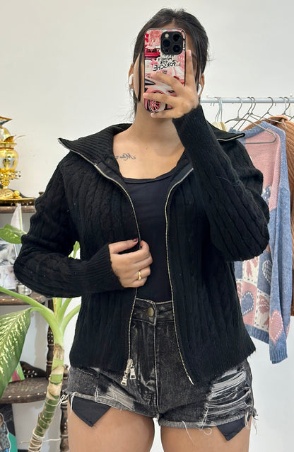Pinterest zipper sweater (S/M)