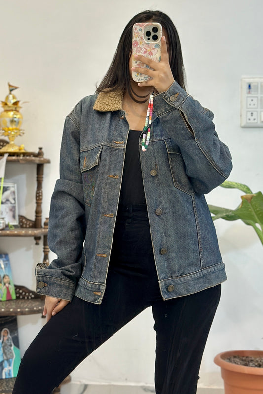 Heavy denim jacket (S/M)