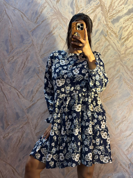 Pretty floral oversized dress