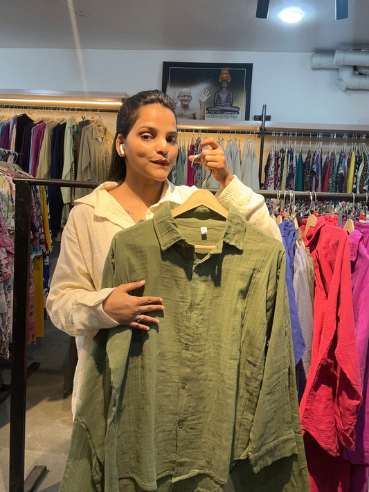 Pretty freesize cotton Cordset (upto 40-44)