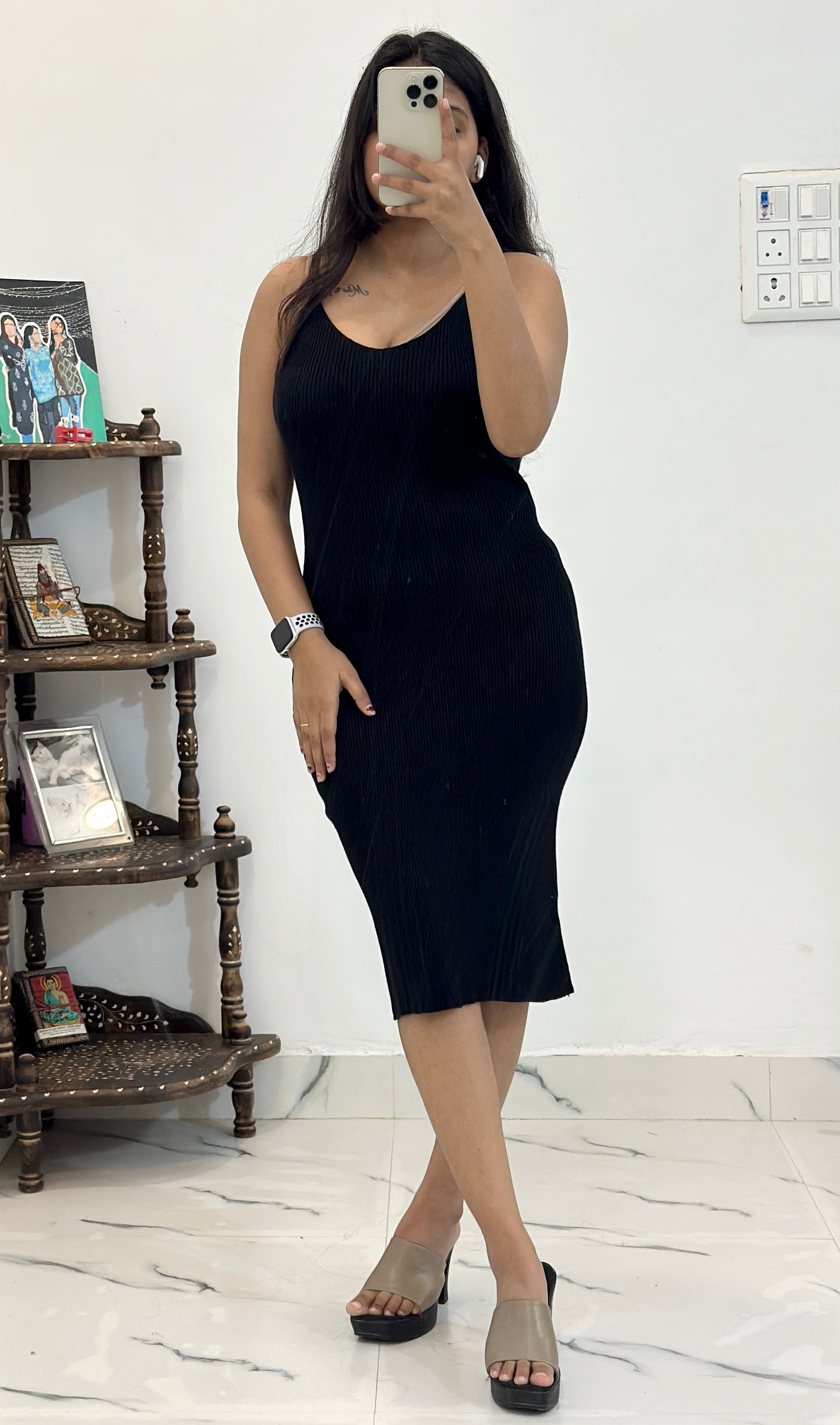 Black body con dress (32-34)